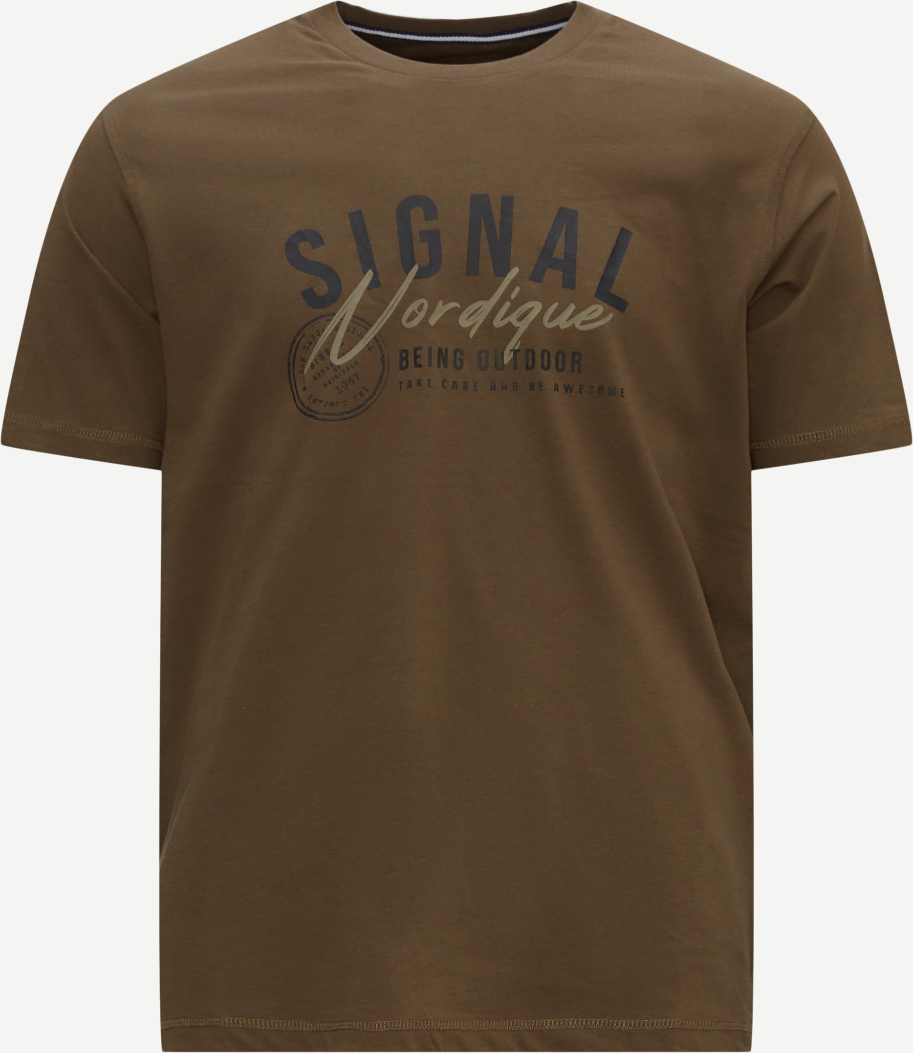 Signal T-shirts KELLER  LOGO Grøn